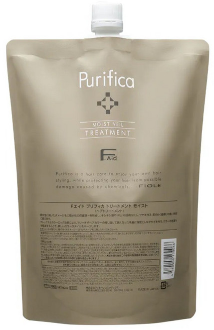 FIOLE F Aid Purifica 艾淂保護膜 輕潤 潤髮乳補充包, 800g, 1包