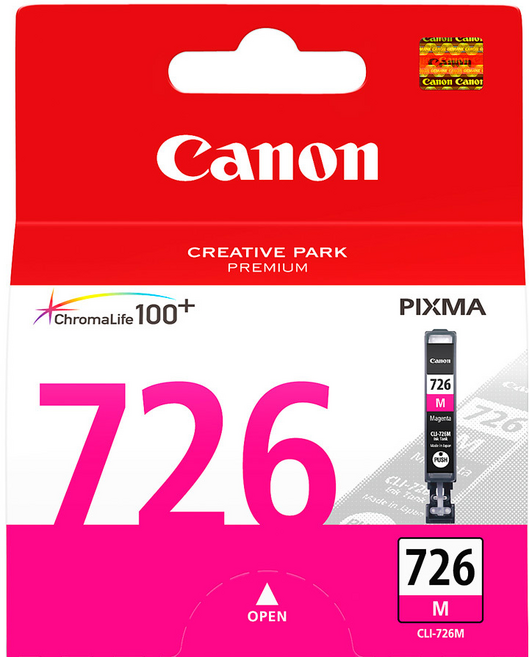 Canon 佳能 原廠墨水匣 CLI-726, 紅色, 1個