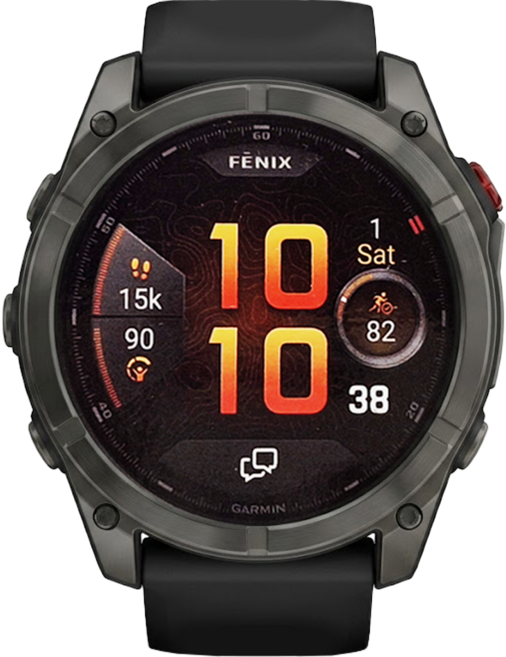 GARMIN FENIX 8 PRO AMOLED 全方位戶外進階GPS智慧腕錶 51mm, 石墨黑, 1.4吋, GPS + 藍牙