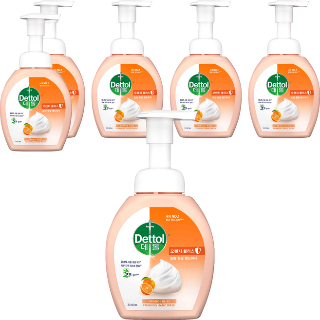 Dettol Foaming Hand Wash Orange Bliss(本產品), 250毫升, 6個