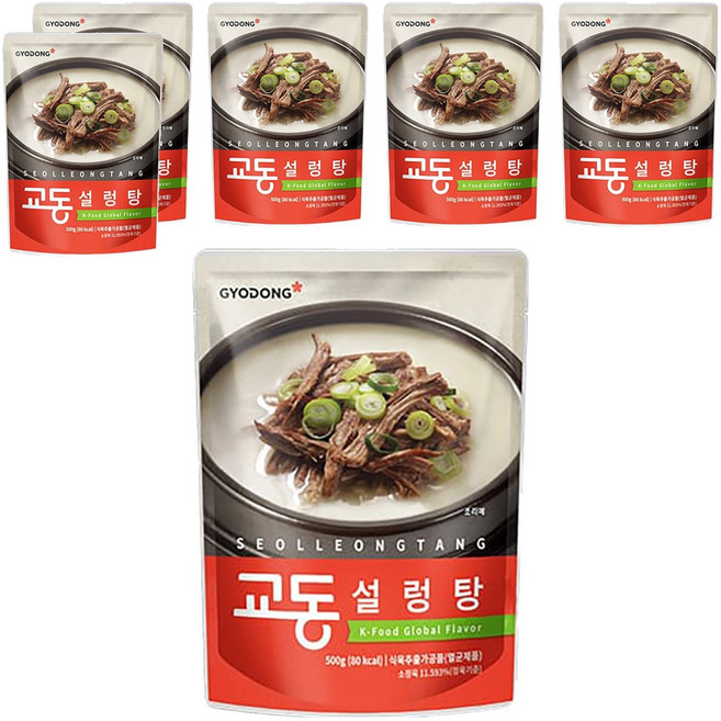GYODONG 校洞 雪濃湯, 500g, 6個