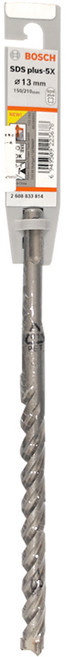 BOSCH 博世 台灣公司貨 四溝四刃鎚鑽鑽頭 SDS plus-5X 13 x 150 x 210mm, 1個