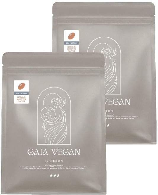 MARS 戰神 VEGAN 大豆蛋白 烏龍奶茶風味, 1kg, 2袋
