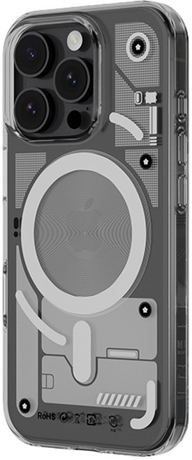 MAGEASY XRay M 手機 防摔 手機殼 iPhone 16 Pro 3D 視覺 磁吸 透明色