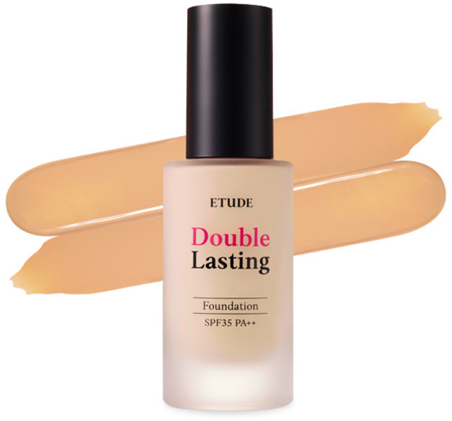 ETUDE 長效待肌無瑕輕粉底液 SPF34 PA++ 30g, Tan, 1瓶