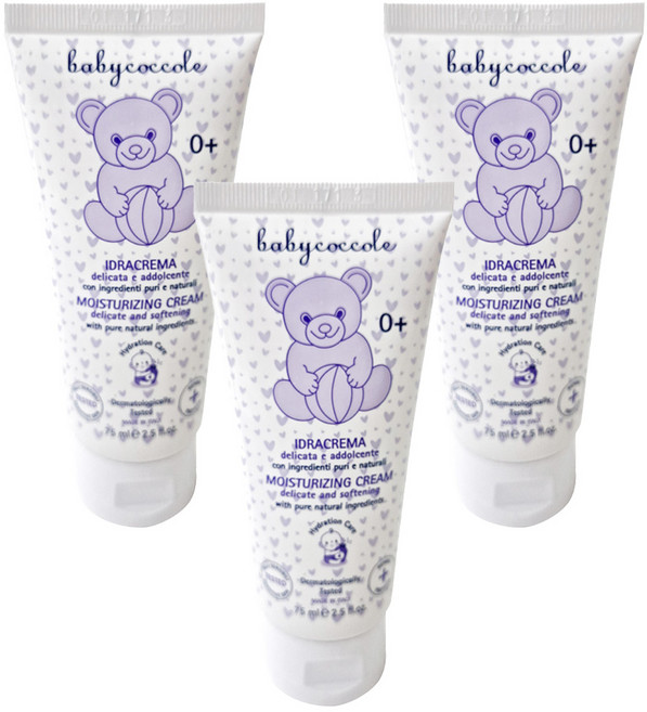 babycoccole 寶貝可可麗 滋潤舒緩護膚霜, 75ml, 3條