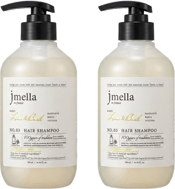 JMELLA 青澀初戀洗髮精, 500ml, 2瓶