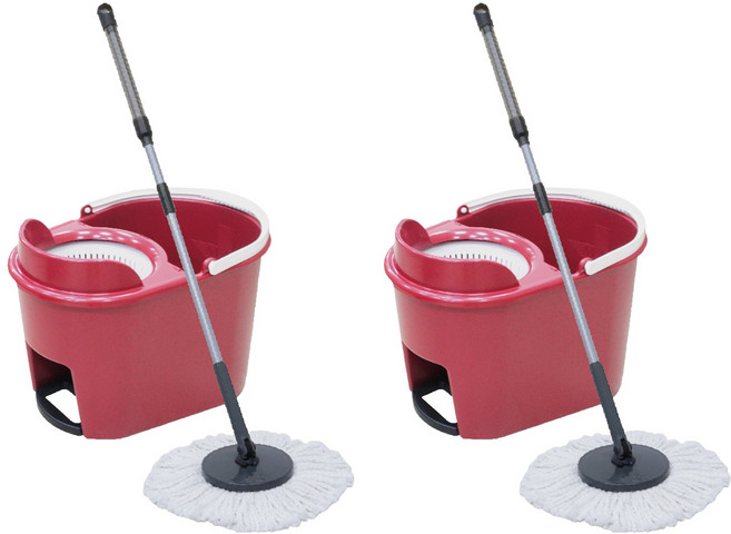 NEXCLEANS 舞水痕 V360L 萬用拖 手壓式拖把組, 2組