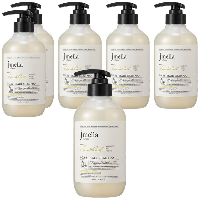 JMELLA 青澀初戀洗髮精, 500ml, 6瓶