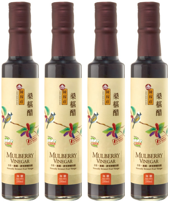 陳稼莊 桑椹醋, 250ml, 4瓶
