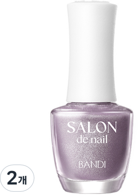 BANDI NAILS Salon de 指甲油, 7ml, 2個, M301 李子磁吸