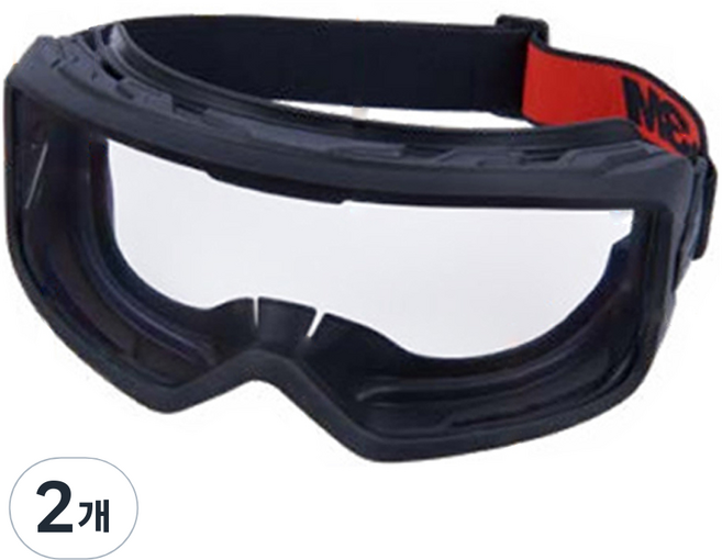 3M Goggle Gear 高級防護護目鏡 GG3301A-SGAF, 2個, 透明