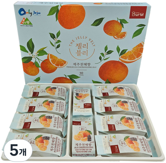 Chef M 天惠香Jelly Bly 10入, 5個, 600g