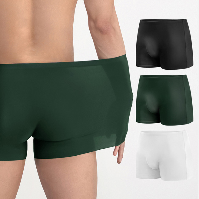 M4END 透氣性佳 涼感材質 男性四角褲 Men's Skin 3件組