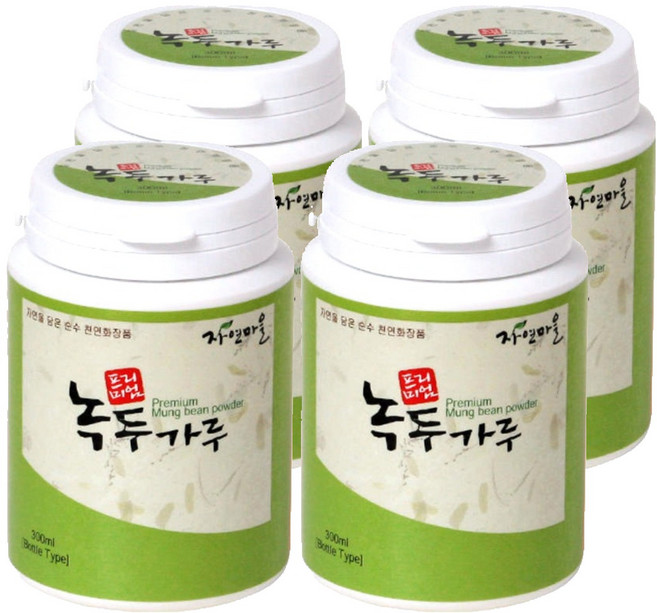 Jayeonmaeul 優質綠豆粉, 180g, 4個