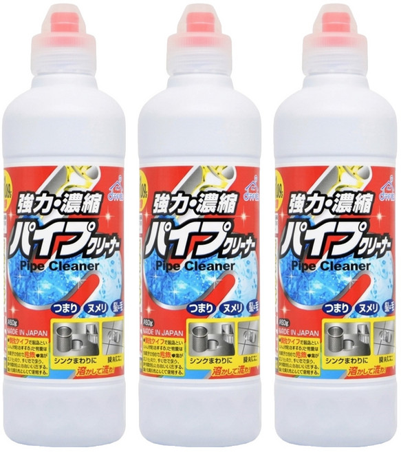 Rocket Soap 火箭石鹼 強力排水管清潔劑, 450g, 3瓶