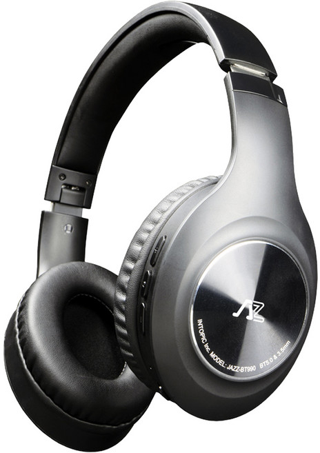 INTOPIC 廣鼎 JAZZ Wireless 耳罩式 耳機 摺疊 內建麥克風 Type-C 3.5mm 17H Playtime 黑色 JAZZ-BT990