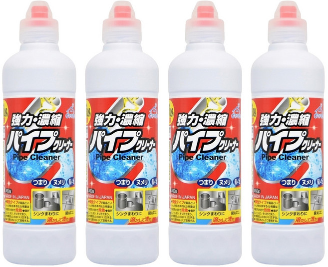 Rocket Soap 火箭石鹼 強力排水管清潔劑, 450g, 4瓶