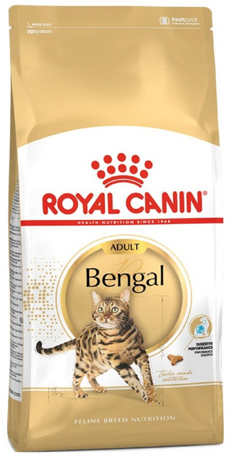 ROYAL CANIN 法國皇家 豹貓成貓專用飼料 BG40 1歲以上成貓適用, 脫水禽肉, 2kg, 1袋