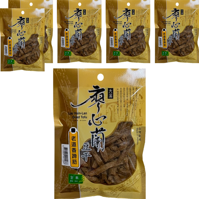 大溪廖心蘭豆干 老道香蹄筋, 70g, 6包