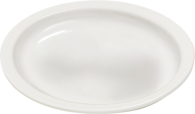 YOON CERAMICS Maison Objet Dangdang 橢圓盤 大 (25 x 18 x 2.5 公分), 1個, 白色