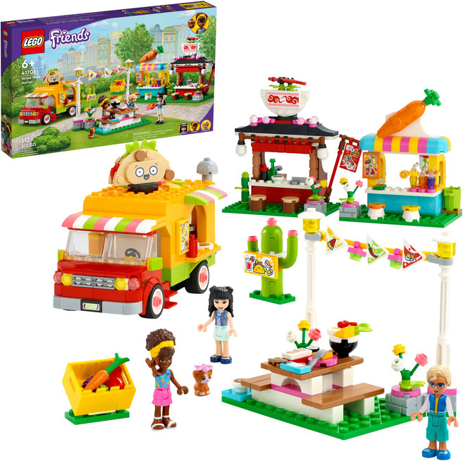 LEGO 41701 好朋友系列, 小吃市集 Street Food Market, 1盒