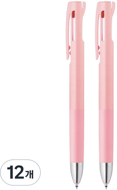 ZEBRA 斑馬牌 bLen Zebra 3色原子筆 0.7mm, 粉紅色, 12個