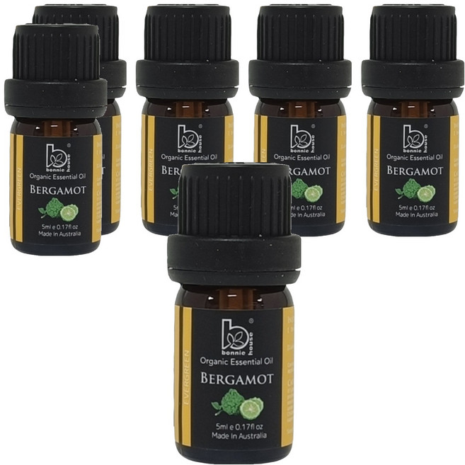 BONNIE HOUSE 植享家 有機佛手柑精油, 5ml, 6瓶