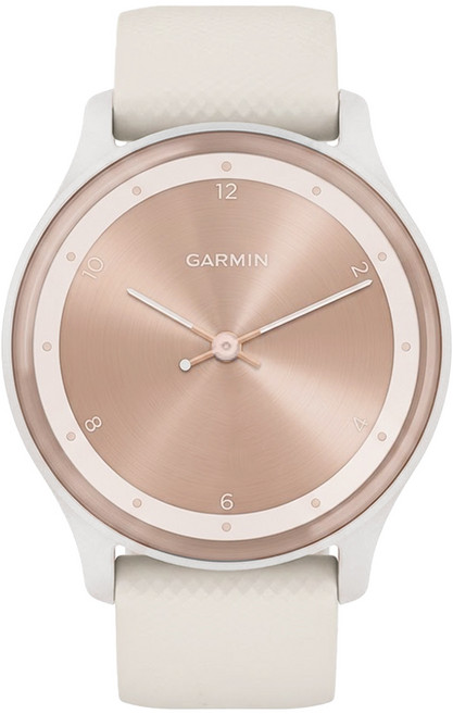 GARMIN VIVOMOVE SPORT 指針智慧腕錶, 靈魂白, 1.5吋, GPS + 藍牙