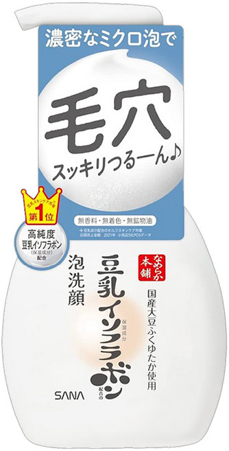 SANA 莎娜 豆乳美肌 豆乳泡沫洗顏慕絲, 200ml, 1瓶