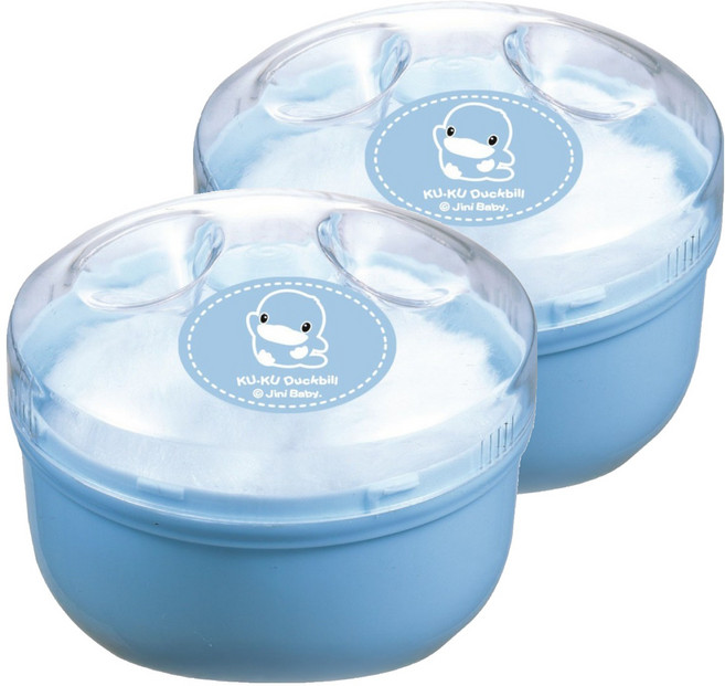 KU.KU Duckbill 酷咕鴨 粉撲盒 ku5304, 2入