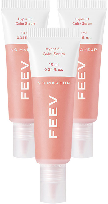FEEV Hyper Fit Color Serum Blusher 10ml, NO MAKEUP, 3個