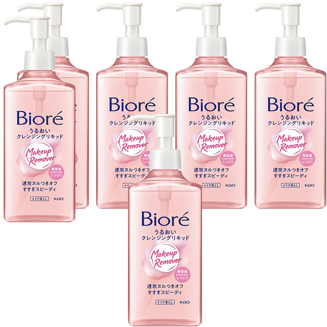 Biore 蜜妮 台灣公司貨 深層卸粧精華露, 230ml, 6瓶