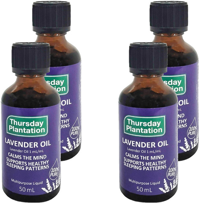 Thursday Plantation 星期四農莊 精油 薰衣草, 50ml, 4瓶