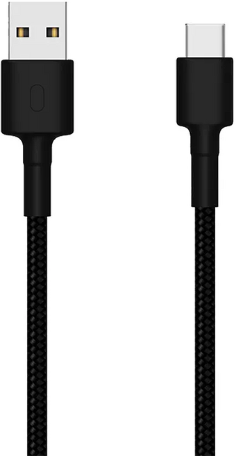 Xiaomi 小米 USB-C 傳輸線 編織線版, 100cm, 黑色, 1條