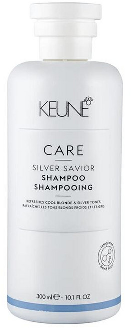 KEUNE 肯葳 淨白鏈鍵洗髮精 300ml 修護受損髮質 維持冷色調髮色, 1瓶