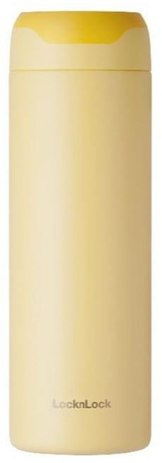 LocknLock 樂扣樂扣 芯動旋轉保溫杯, 黃色, 500ml, 1個