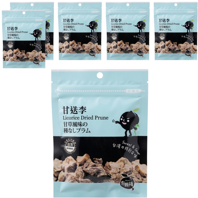 Plums 有顆梅 甘送李, 45g, 6個