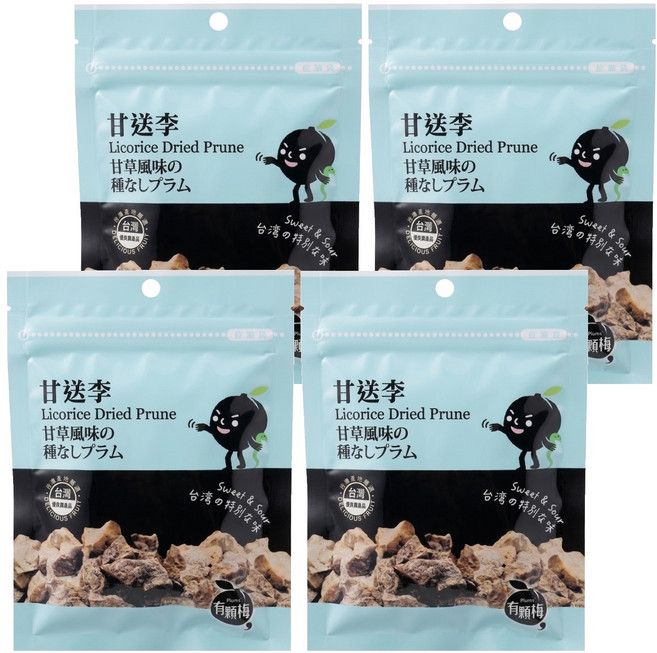 Plums 有顆梅 甘送李, 45g, 4個