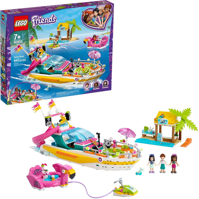 LEGO 樂高 Friends系列 41433, 1個, 派對船