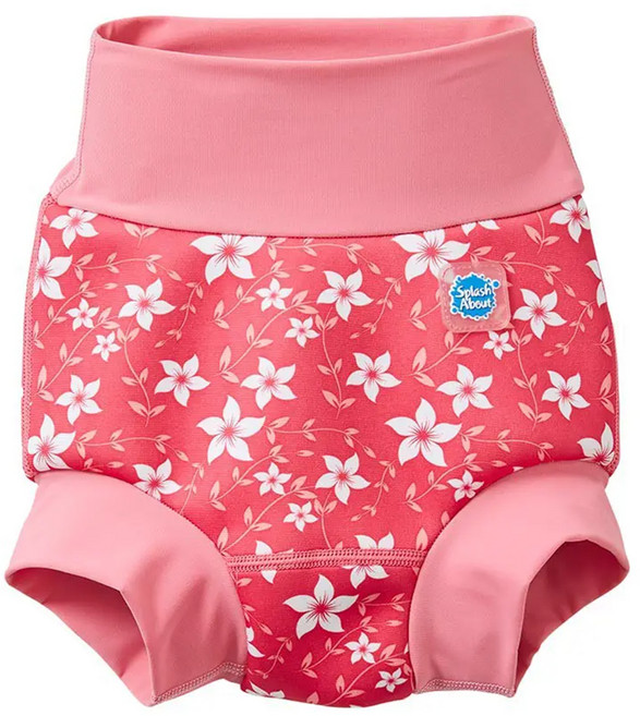 Splash About Brand New Happy Nappy 3D加強版 游泳尿布褲 陽光櫻花, XL, 1件