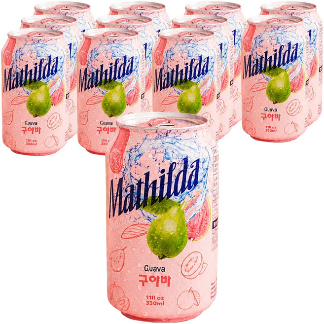 Mathilda 芭樂汁, 330ml, 12個