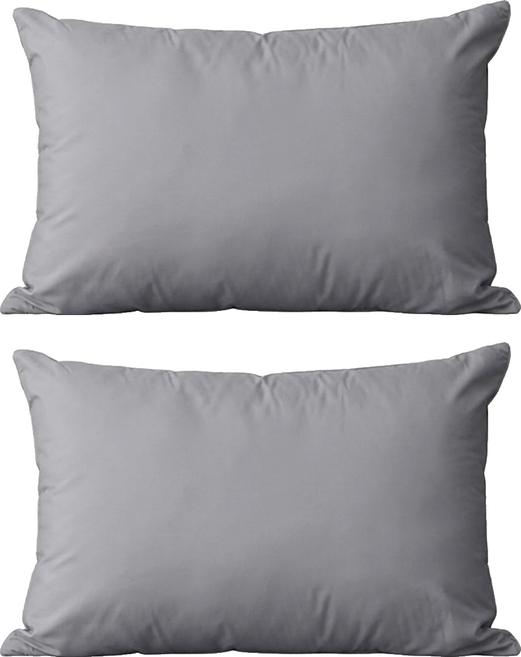 tacca tacca Slip on 可洗枕頭, 灰色, 2個