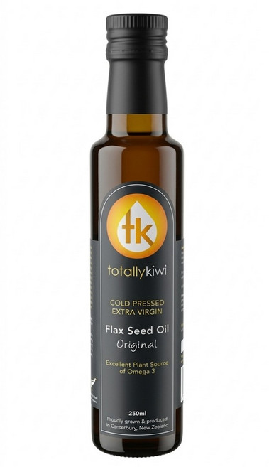 totally kiwi 冷壓初榨亞麻仁油, 250ml, 1瓶