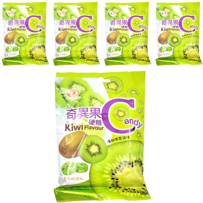 綠得製菓 奇異果硬糖, 100g, 5袋