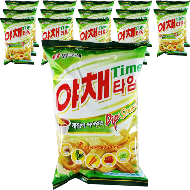 Binggrae 蔬菜時間, 70g, 15個