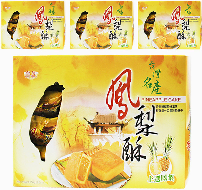 ROYAL FAMILY 皇族 鳳梨酥, 4個, 250g