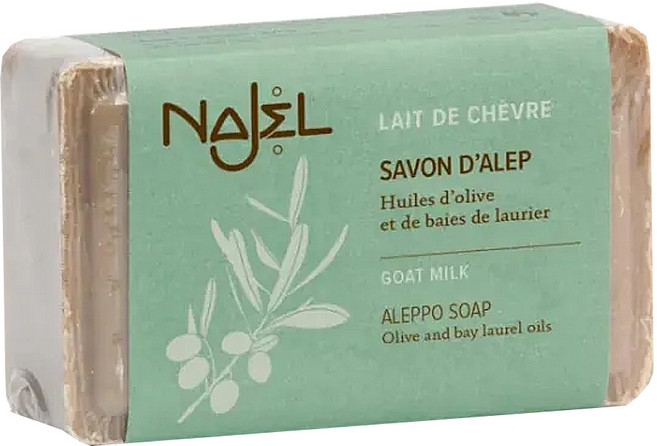 NJAEL 台灣公司貨 敘利亞山羊奶阿勒坡皂, 100g, 1個