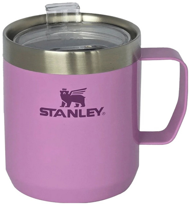 STANLEY 台灣公司貨 經典系列 不鏽鋼咖啡馬克杯 12 oz, 350ml, 1個, 光澤典雅紫