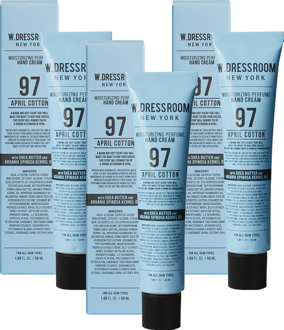 W.DRESSROOM 多麗絲 香氛護手霜 97 April Cotton香, 50ml, 3條